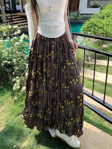 Retro Multi-Layered Skirt
