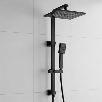 Shower System With Overhead Plate and Handheld Sprayer