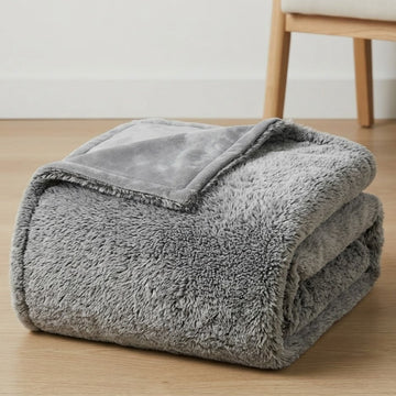 Throw Blanket Made from Faux Fur