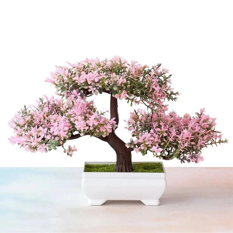 Decorative Faux Bonsai Tree for Desks and Shelves