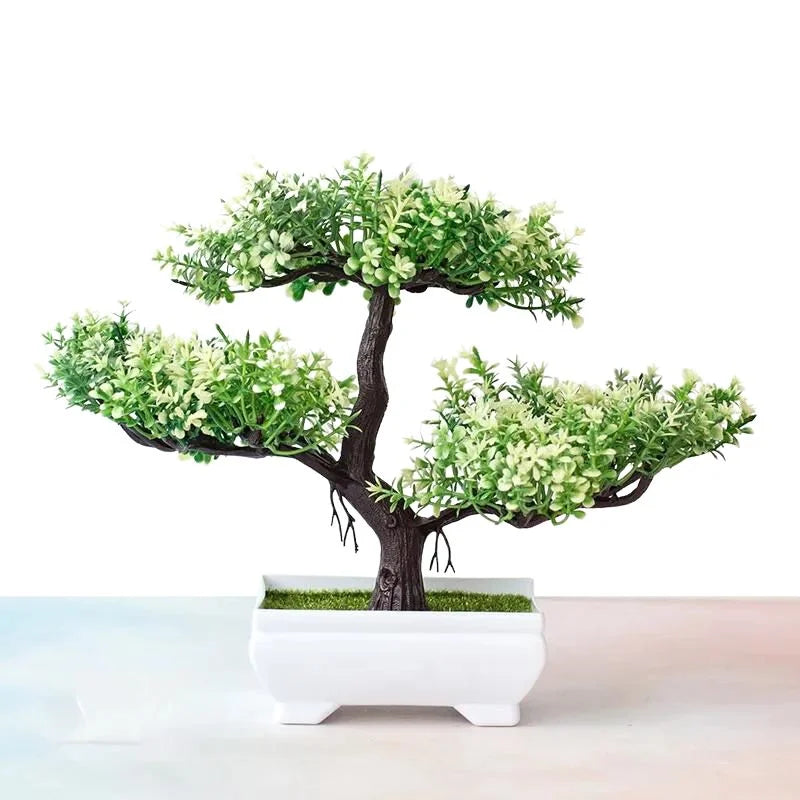 Decorative Faux Bonsai Tree for Desks and Shelves