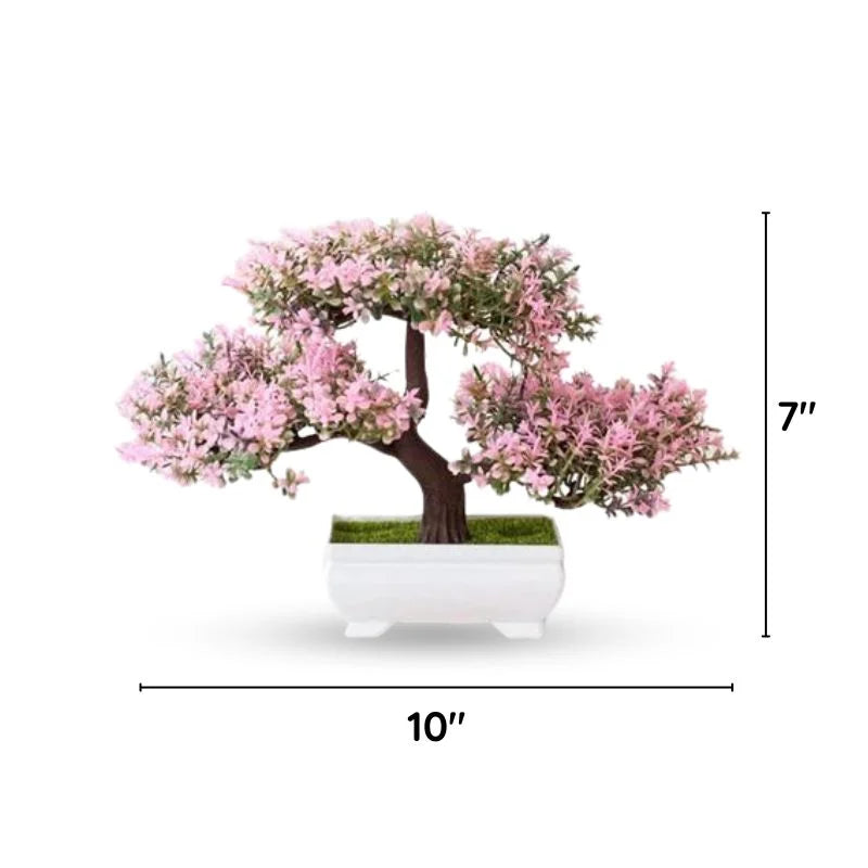 Decorative Faux Bonsai Tree for Desks and Shelves