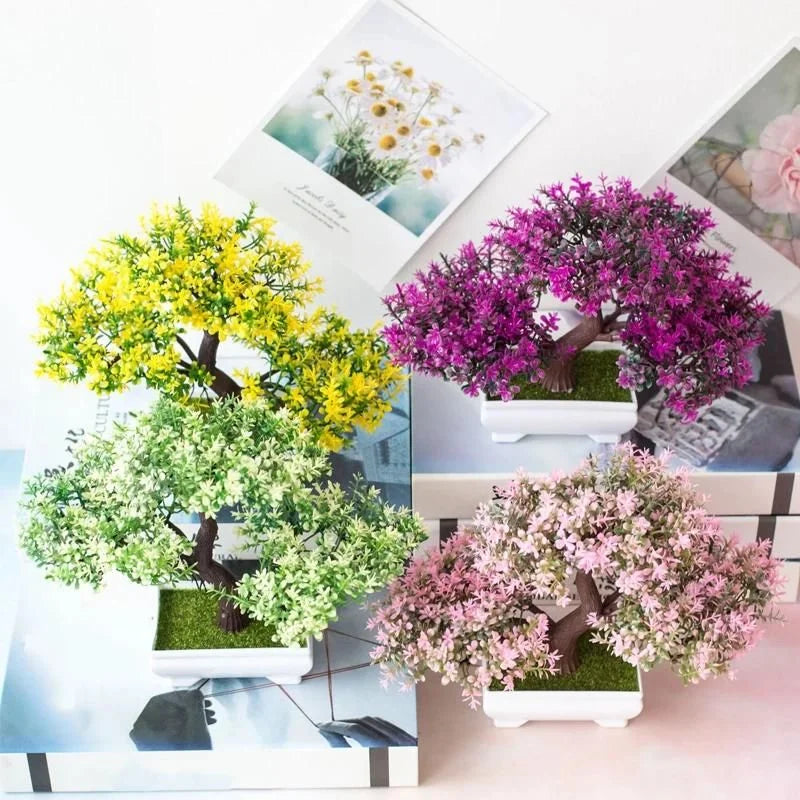 Decorative Faux Bonsai Tree for Desks and Shelves