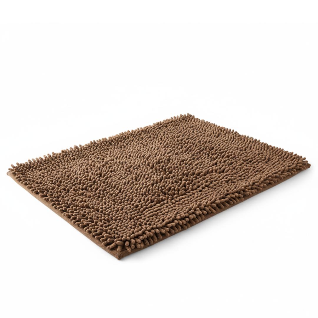 Bath Mat With Microfiber Pile and TPR Backing for Everyday Use