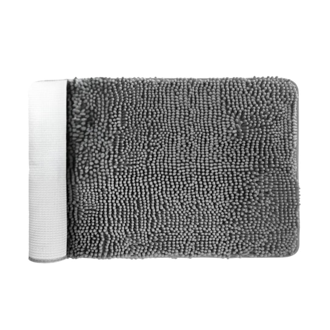 Bath Mat With Microfiber Pile and TPR Backing for Everyday Use