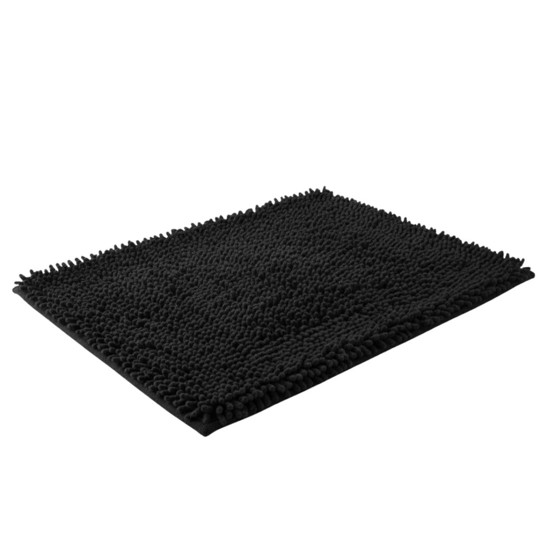 Bath Mat With Microfiber Pile and TPR Backing for Everyday Use