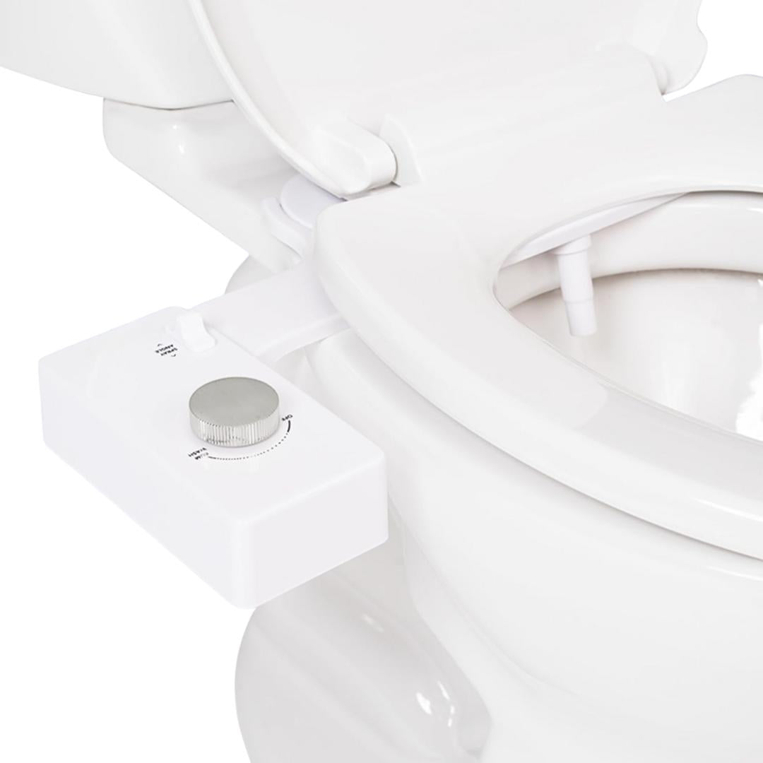 Bidet Attachment Toilet-Mounted With Angle and Flow Adjustment