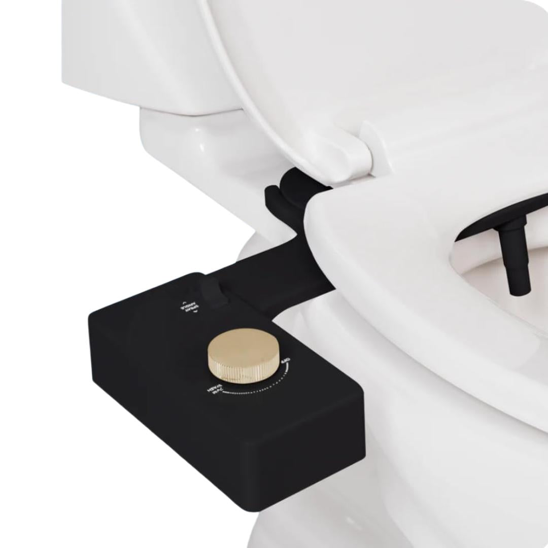 Bidet Attachment Toilet-Mounted With Angle and Flow Adjustment