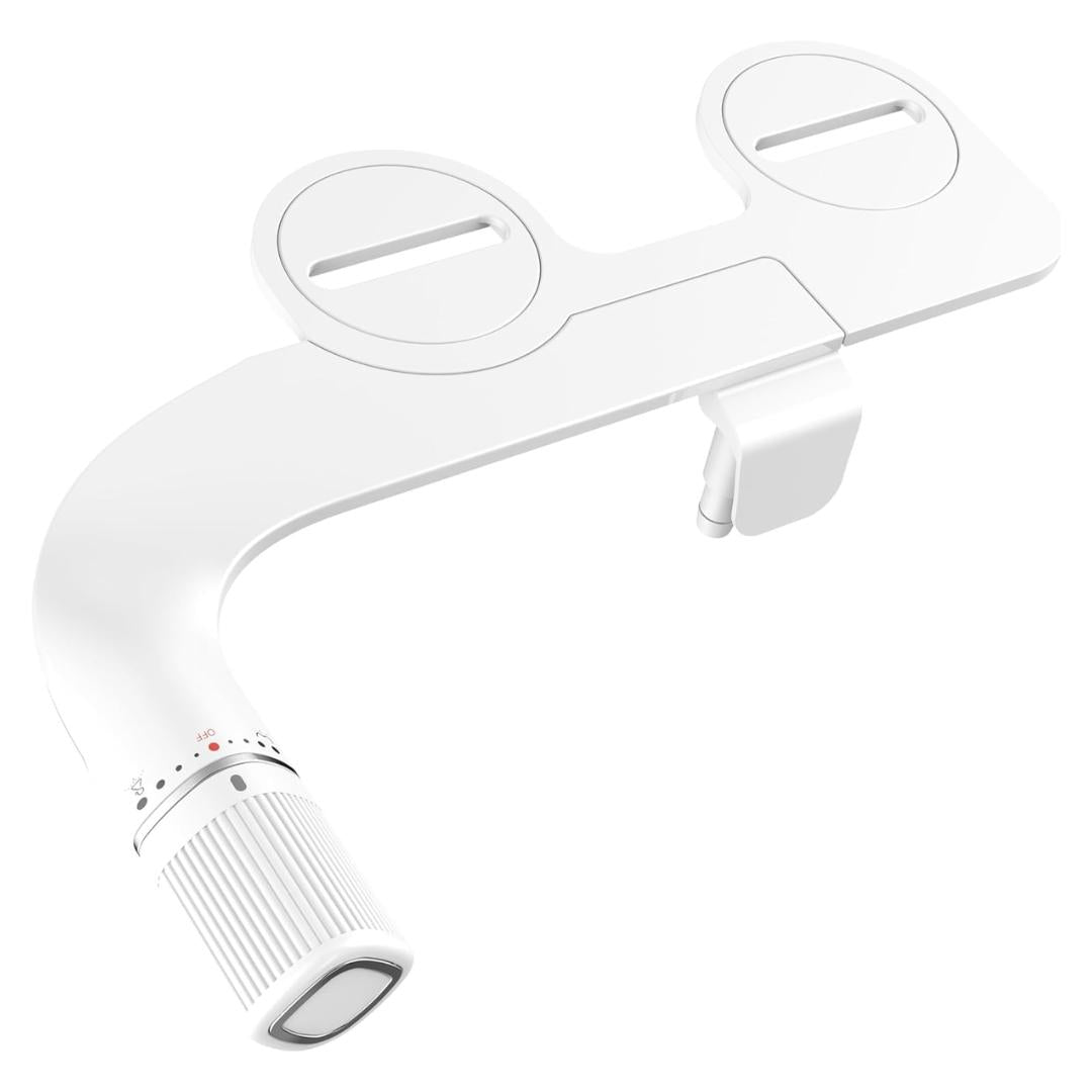 Bidet Attachment With Two Nozzles and Manual Control