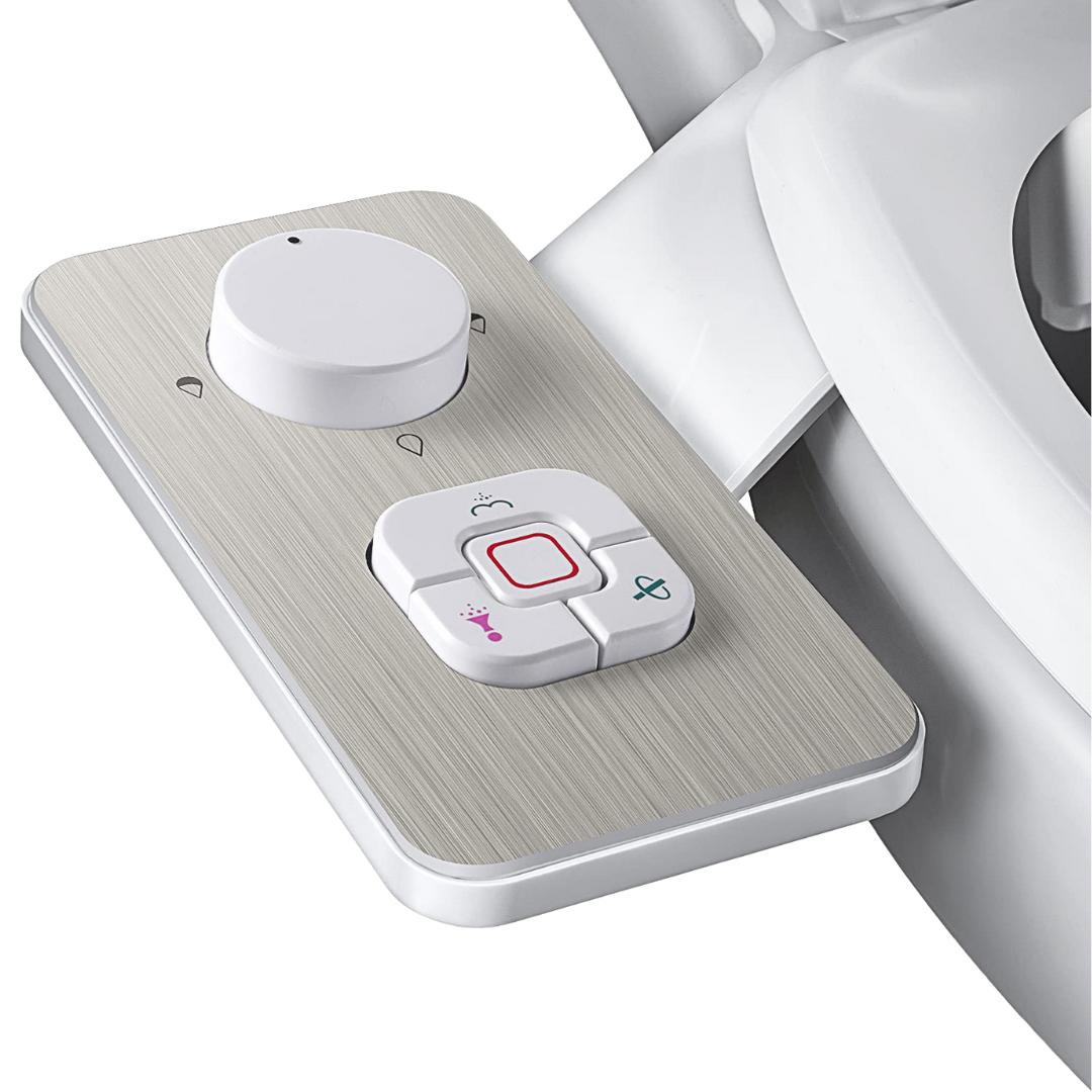 Bidet Seat Attachment With Manual Controls and Dual Spray Modes