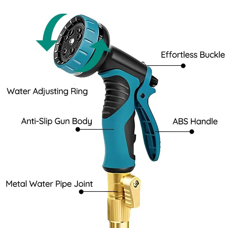 Flexible Expanding Water Hose for Outdoor Use