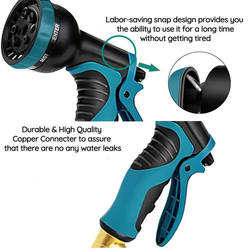 Flexible Expanding Water Hose for Outdoor Use