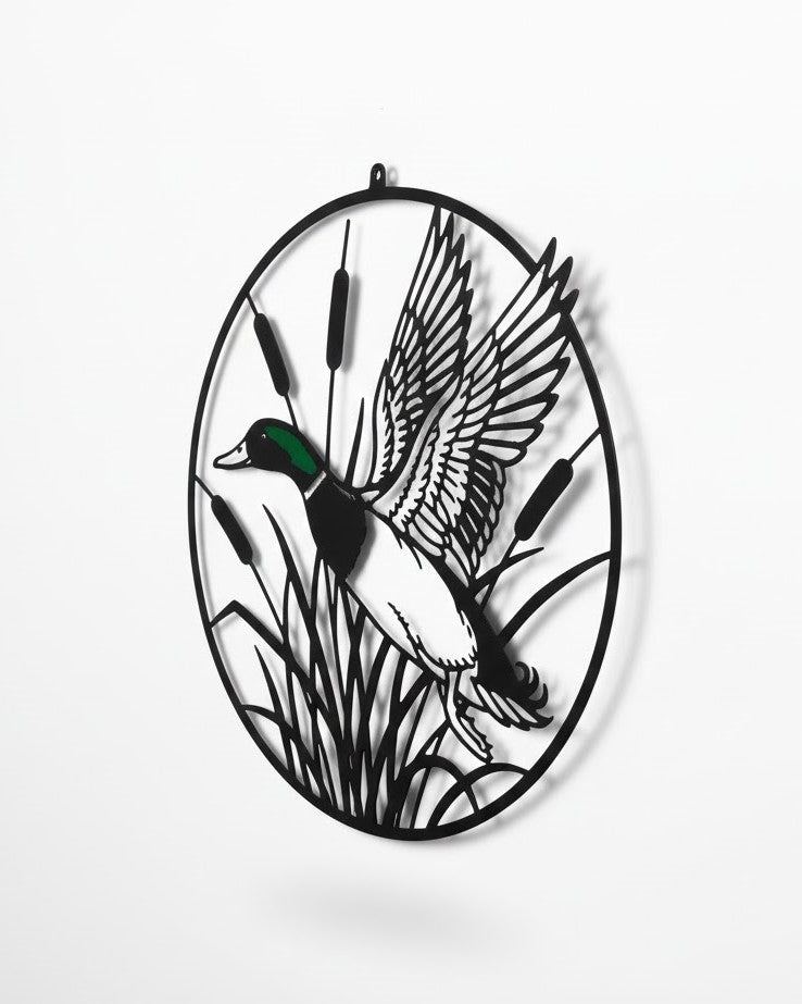 Mallard Duck Alloy Wall Hanging