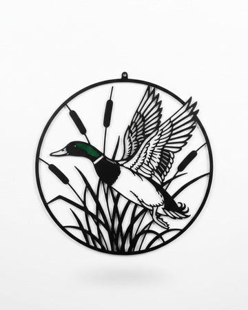 Mallard Duck Alloy Wall Hanging