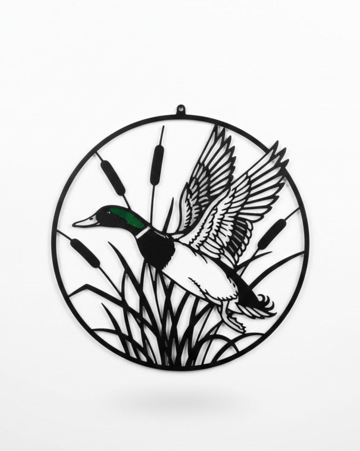 Mallard Duck Alloy Wall Hanging
