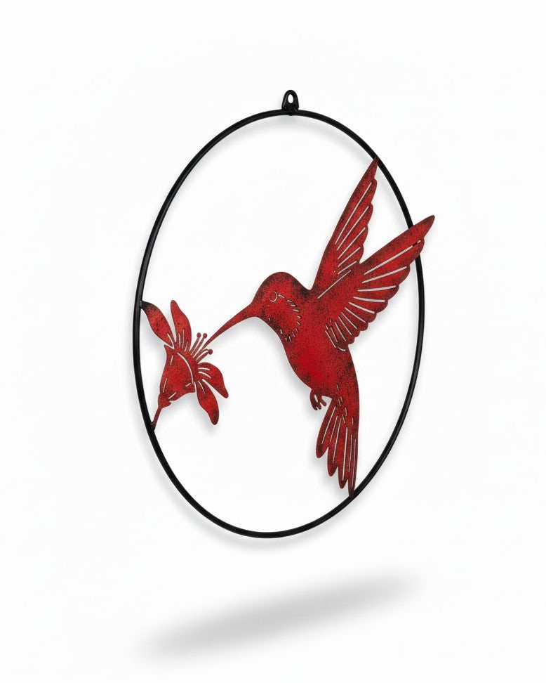 Hummingbird Alloy Wall Pendant