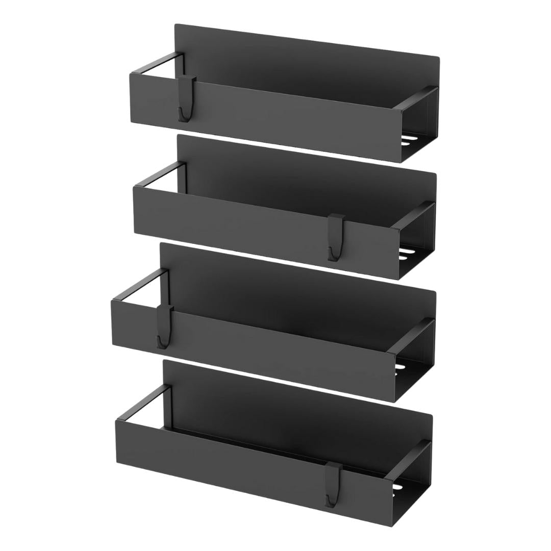 Organizer Rack With Magnetic Shelves For Kitchen Storage