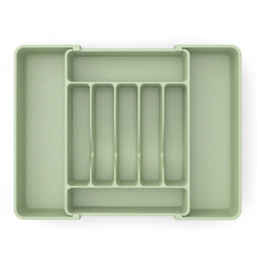 Organizer Tray With Expandable Sides For Kitchen Drawers