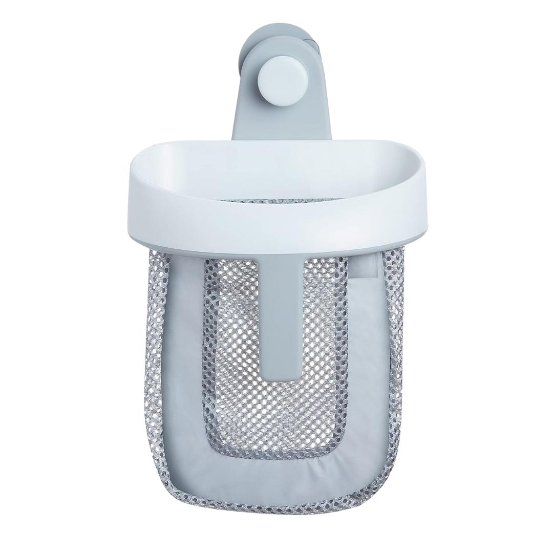 Organizer for Bath Toys With Scoop Opening and Wall Hook