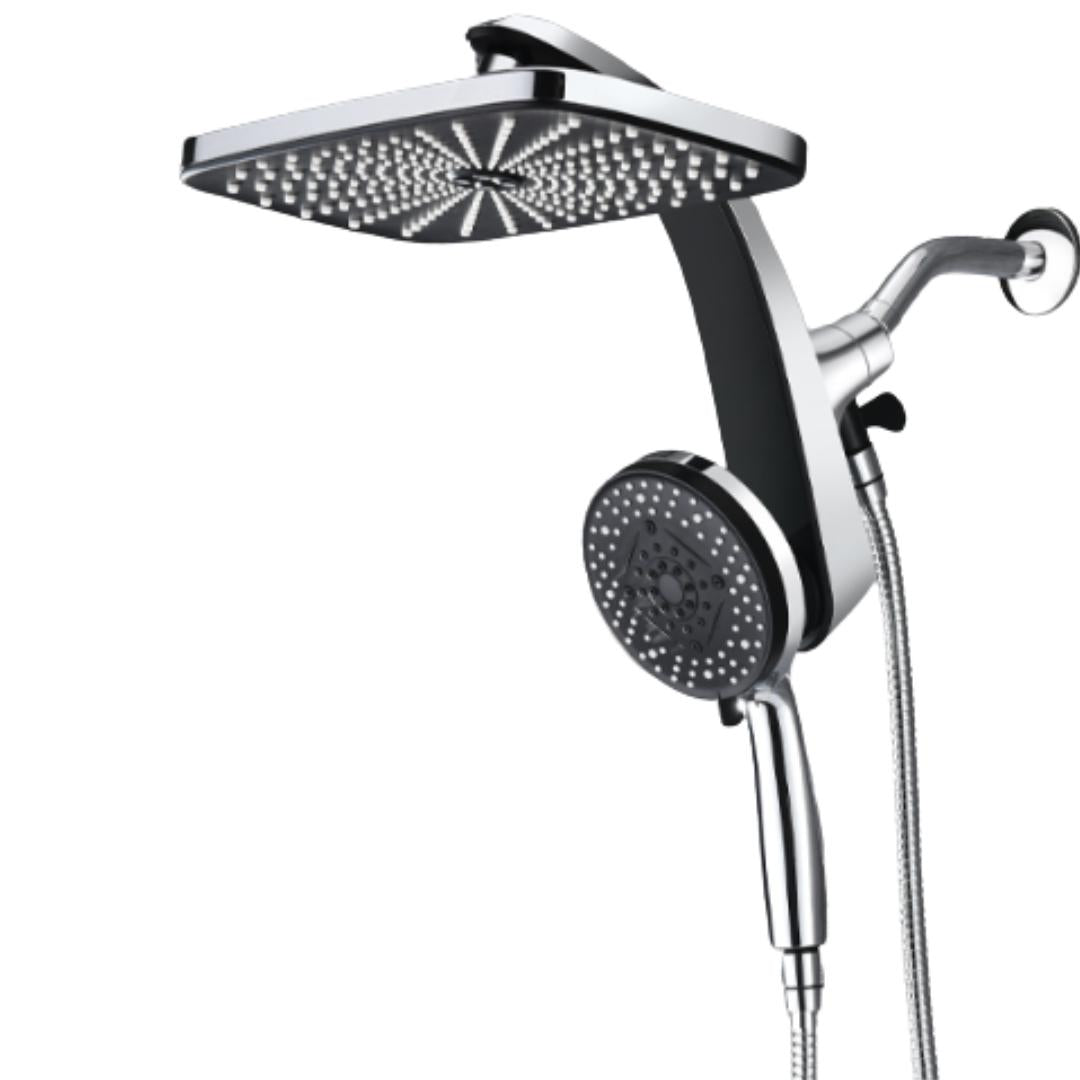 Shower System With Overhead Plate and Handheld Sprayer