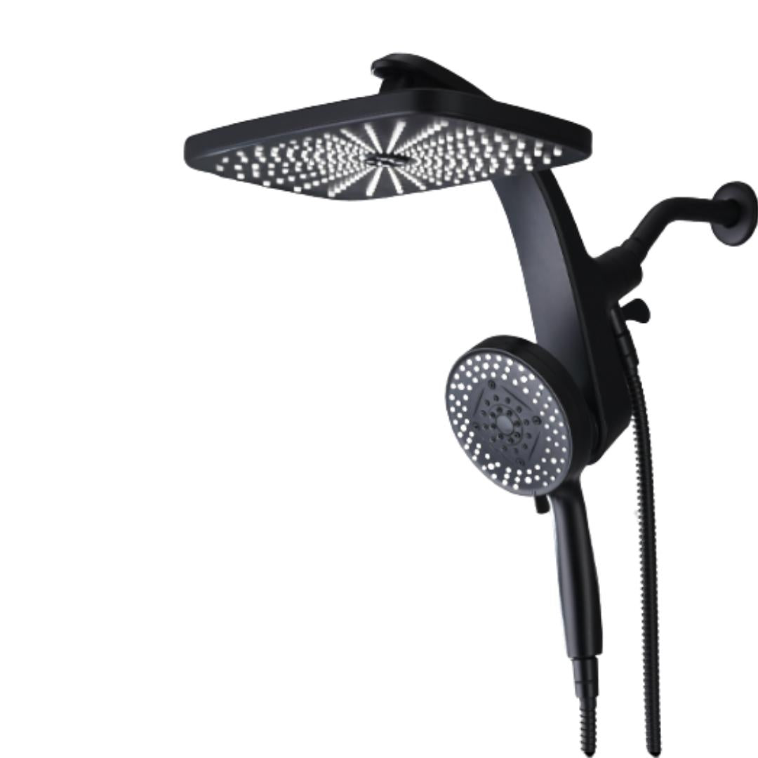 Shower System With Overhead Plate and Handheld Sprayer