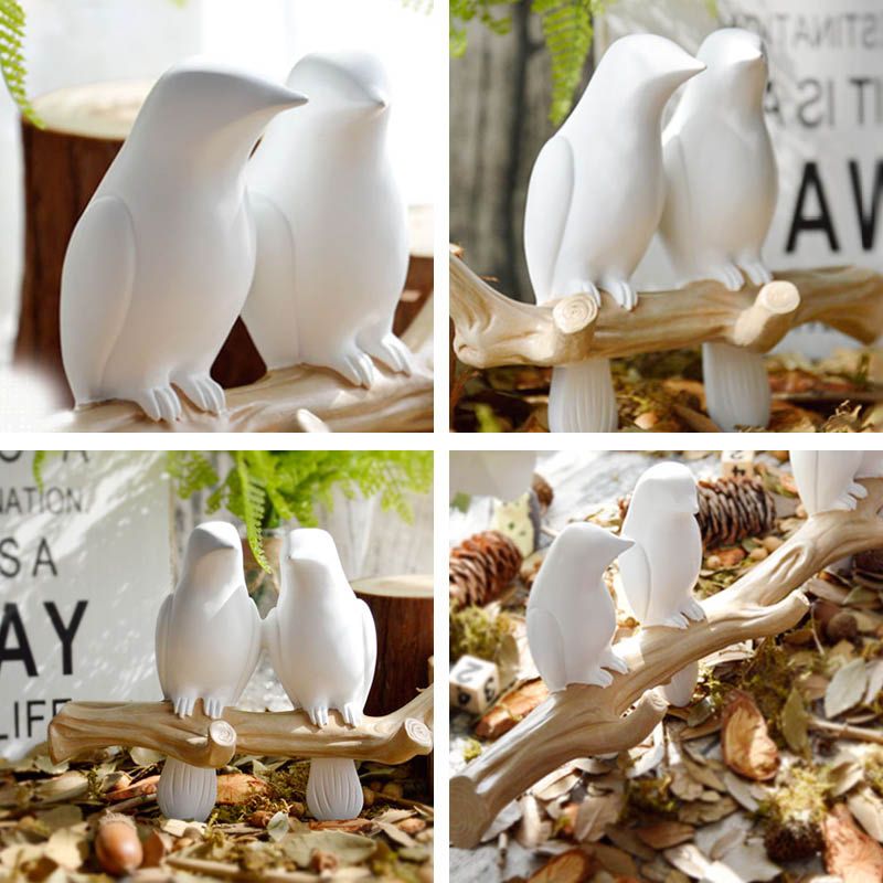 Bird-Shaped Metal Wall Hook Decoration