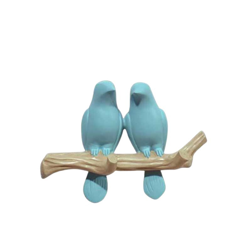 Bird-Shaped Metal Wall Hook Decoration