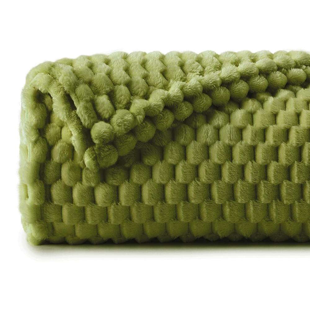Throw Blanket With Structured Jacquard Pattern