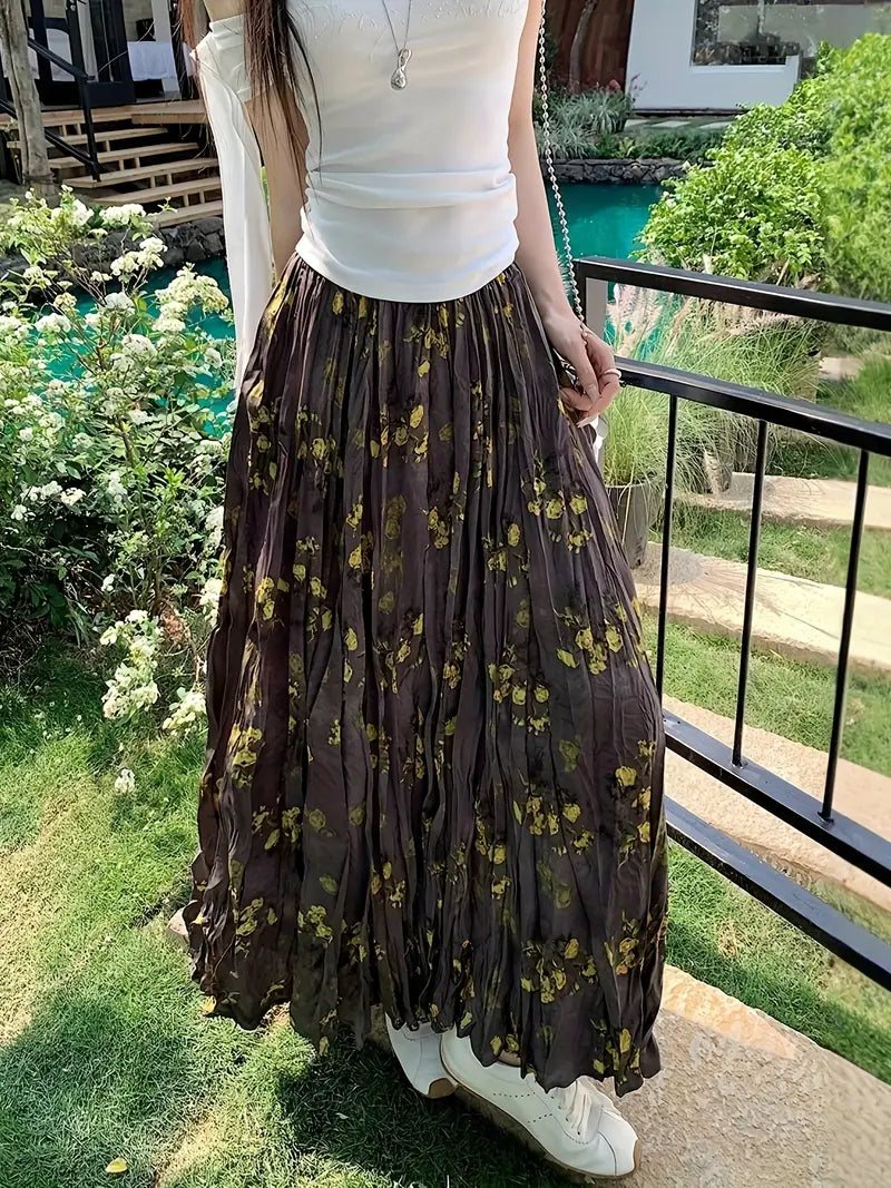 Retro Multi-Layered Skirt